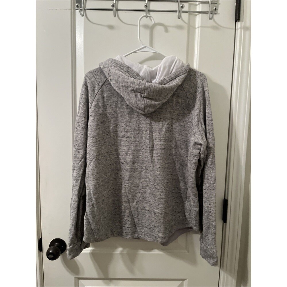 Adidas Women's Full Zip Sweatshirt Hoodie Jacket Size Unknown Gray - Picture 12 of 14